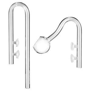 Preiswert Amazing Aqua Glas Ein-/Auslassrohre Poppy-Set, 12/16 mm